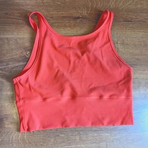 Lululemon Power pivot ribbed tank size 12